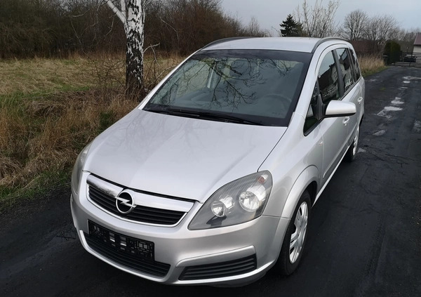 Opel Zafira cena 13900 przebieg: 243000, rok produkcji 2007 z Ryki małe 781